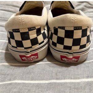Vans Checkerboard Slip-On Sneakers - Black & White